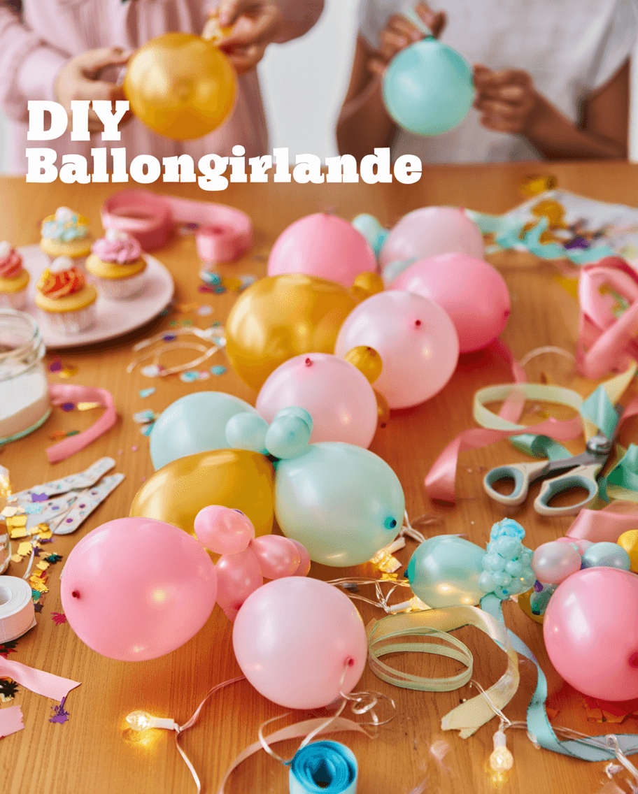 artikel hobby hits diy ballongirlande selbstgemacht