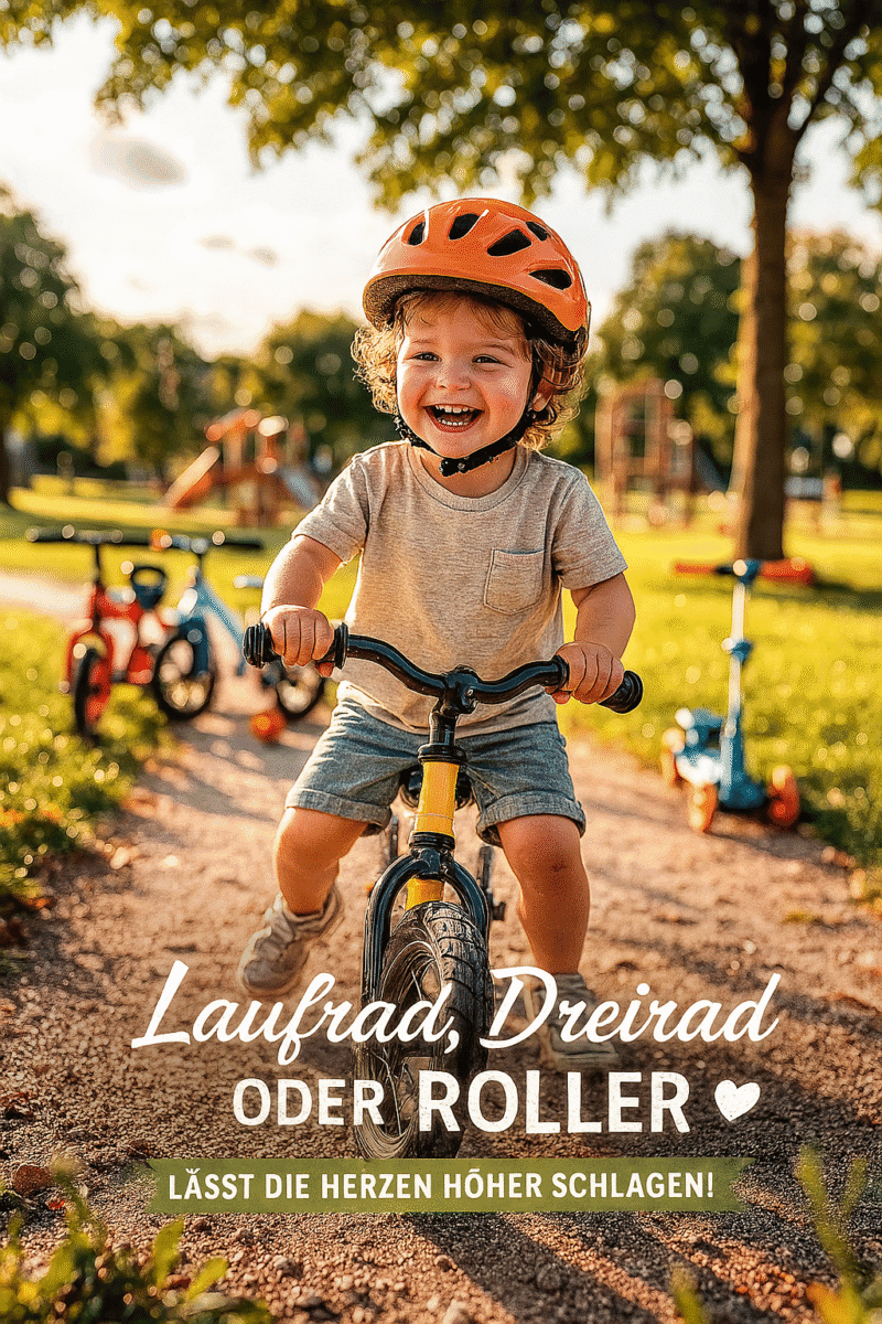 artikel kinder laufrad, dreirad oder roller