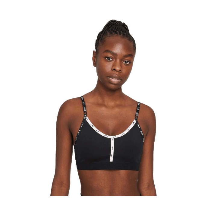 Nike Dri-FIT Indy Logo Sport-BH Damen, XL – Atmungsaktive, Schweißableitende Unterstützung für aktives Laufen