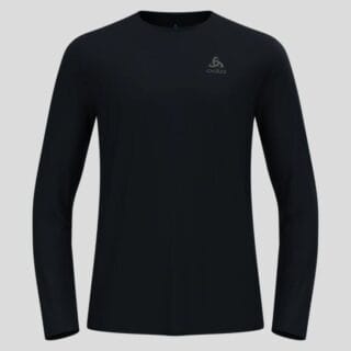 Odlo Crew Neck Zeroweight LS Tee Gr. S Schwarz 000297124
