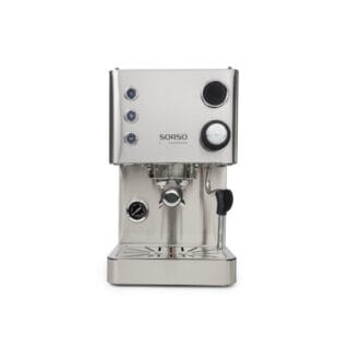 SORSO Espresso Siebträgermaschine – Edelstahl
