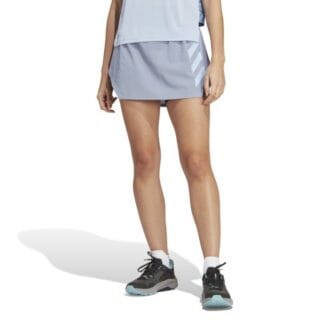 adidas AGR Pro Damenrock – Atmungsaktiver Lauf- und Trainingsrock in Grau, Komfort & Bewegungsfreiheit