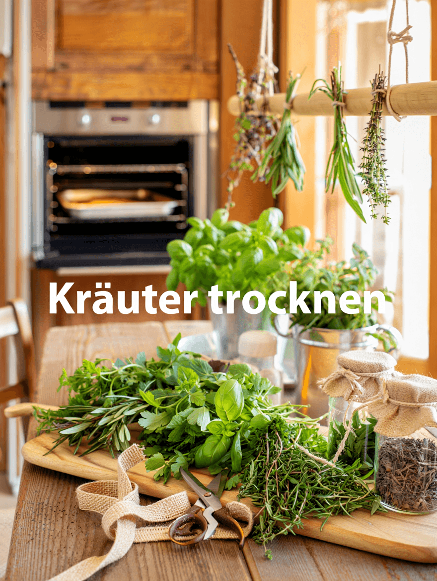 artikel garten kräuter trocknen und winterfest machen