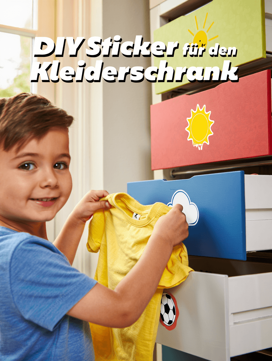 artikel kinder diy sticker für den kleiderschrank