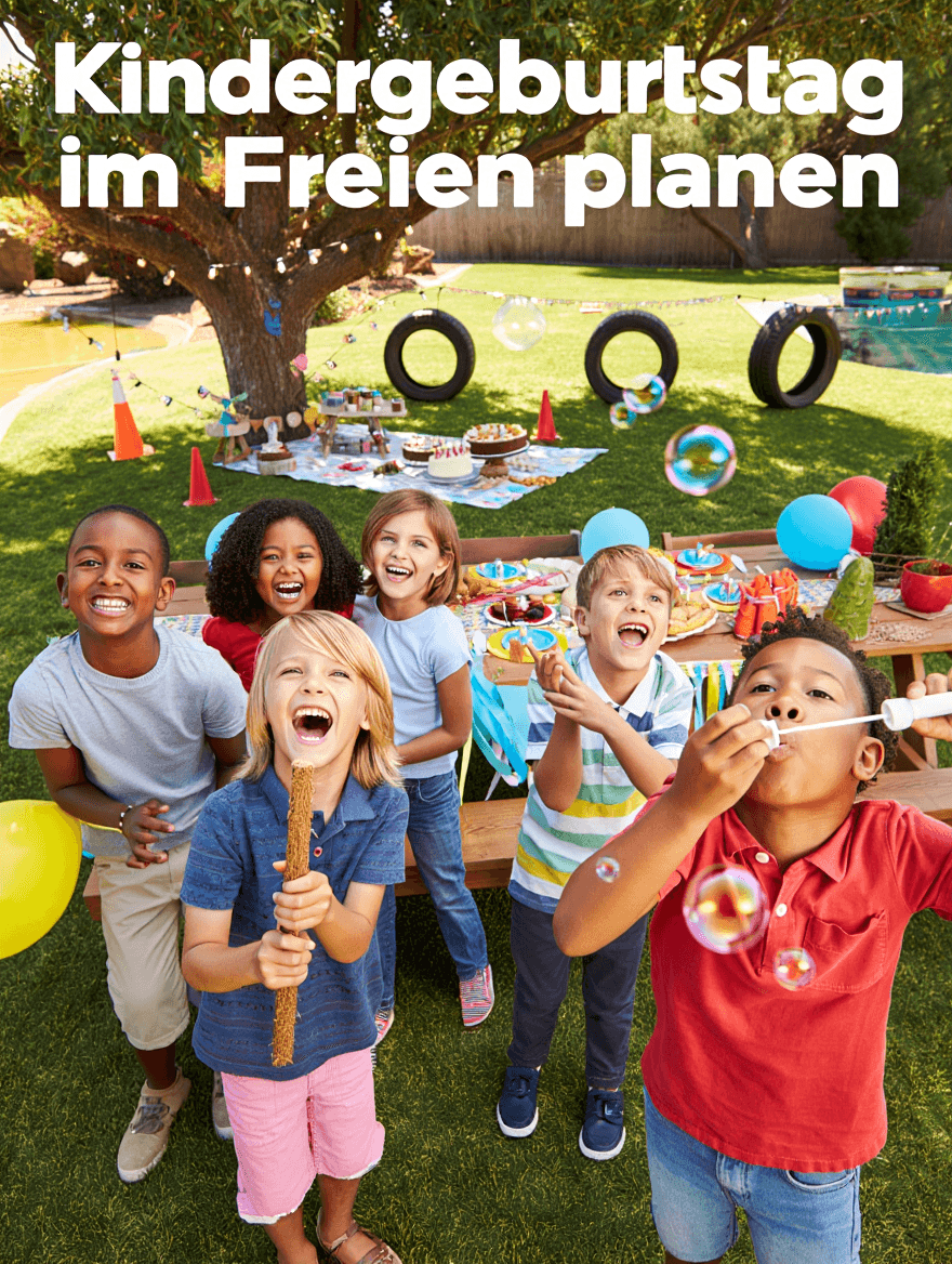 artikel kinder kindergeburtstag im freien planen