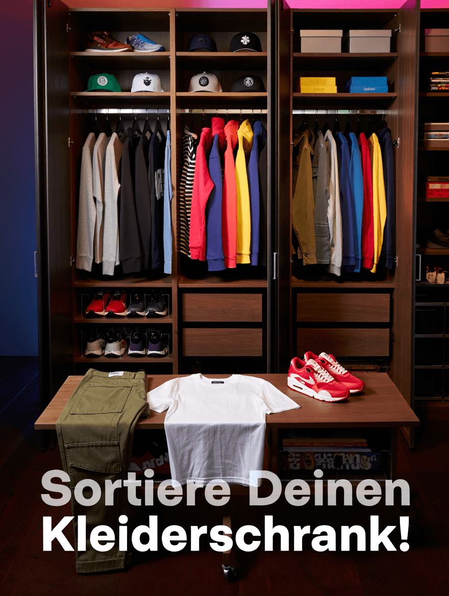 artikel streetwear sortiere deinen kleiderschrank