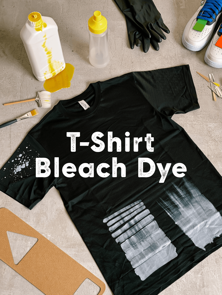 artikel streetwear t shirt bleach dye