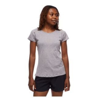 Black Diamond Rhythm Tee XL Damen Merino-Wolle Lauf- und Freizeitshirt, atmungsaktiv, bequem, langlebig