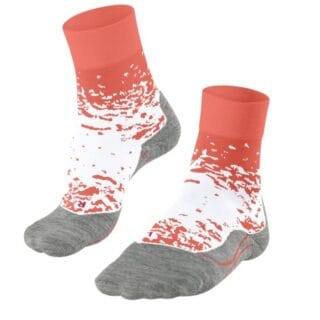 FALKE RU Endurance Damen Socken 35-36, Rot – Optimale Dämpfung & Komfort für Lauftraining