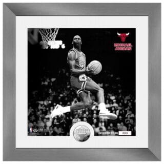 Michael Jordan Chicago Bulls Reverse Dunk NBA Coid Bild