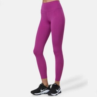 Nike Dri-FIT One Hochtaillierte Kompressionstights Gr. L für Damen in Pink – Ideal für Lauftraining und Fitness