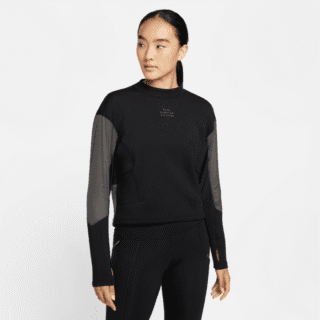 Nike Dri-FIT Run Division Crew Damen L - Atmungsaktives Laufshirt für Komfort und Leistung