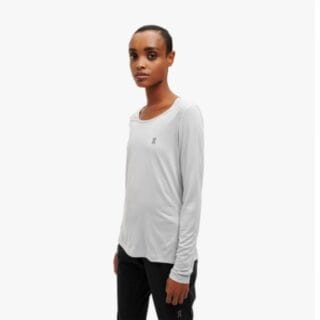 On Performance Long-T Damen Gr. XL - Weiß für optimalen Laufkomfort
