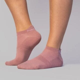 PureLime Damen Sneaker-Socken 2er-Pack, atmungsaktiv, bequem, schwarz – ideal für Alltag und Lauftraining