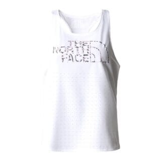 The North Face Flight Weightless Tank Top für Running und Training, S, Weiß – Leichtes, atmungsaktives Performance-Top