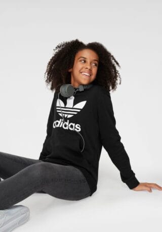 adidas Originals Kapuzensweatshirt "TREFOIL HOODIE" Hoodie, Kapuzenpullover mit großem Logoprint