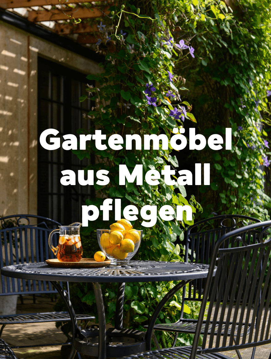 artikel garten gartenmöbel aus metall pflegen