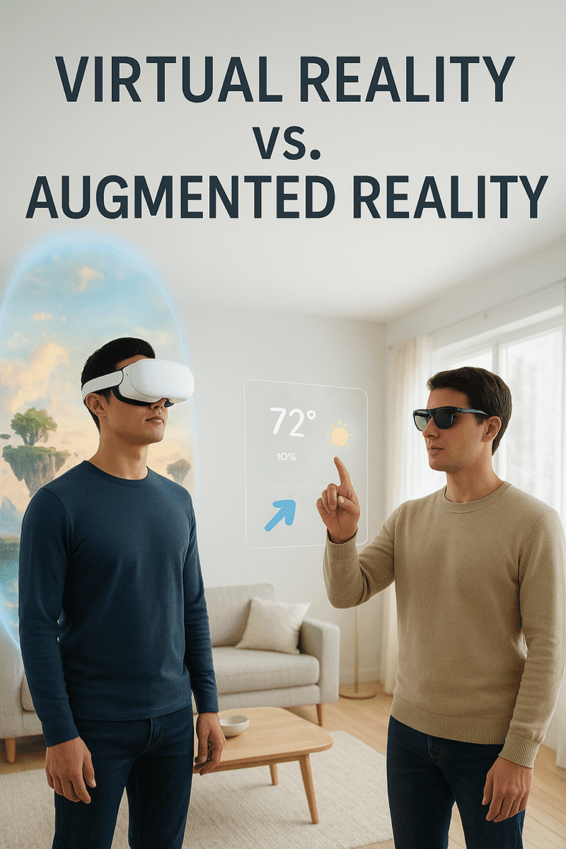 artikel technik virtual reality vs augmented reality