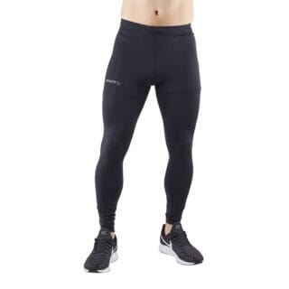 Craft ADV Essence Herren XXL Schwarze Kompressions-Tights für Laufen & Training – Bequemer, stützender Fit