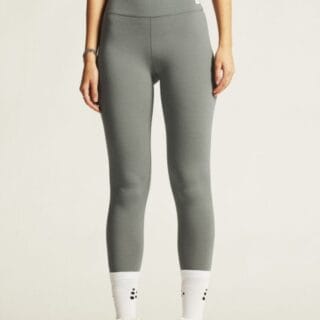 Craft Damen 7/8 Laufhose – Grau, Komfort & Bewegungsfreiheit, atmungsaktiv, elastisch für optimales Lauftraining