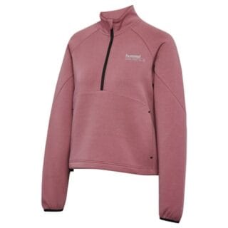 Hummel Tech Fleece Boxy Half-Zip Gr. S Lila Damen