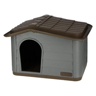 Kerbl Pet Katzenhaus Paola Eco - blau / grau: L 60 x B 51 x H 41 cm
