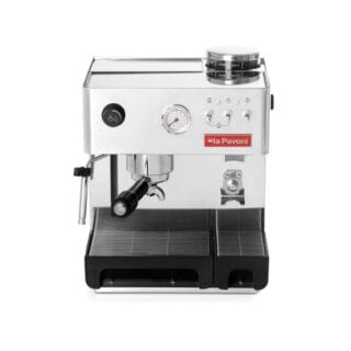 La Pavoni Domus Bar Siebträger Espressomaschine - Edelstahl