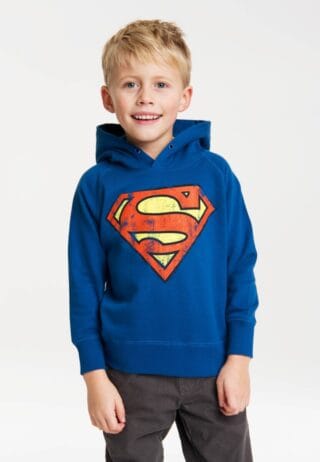 LOGOSHIRT Kapuzensweatshirt "DC - Superman Logo" mit Superman-Logo