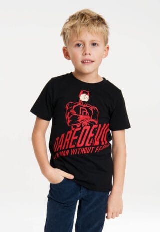 LOGOSHIRT T-Shirt "Marvel - Daredevil - Man Without Fear" mit coolem Daredevil-Print