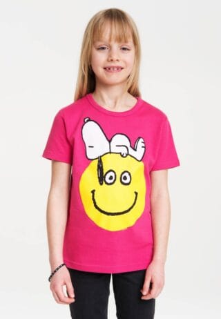 LOGOSHIRT T-Shirt "Peanuts - Snoopy Smiley", mit niedlichem Snoopy-Frontprint
