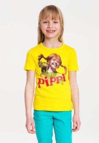 LOGOSHIRT T-Shirt "Pippi Langstrumpf & Herr Nilsson" mit Langstrumpf-Frontdruck