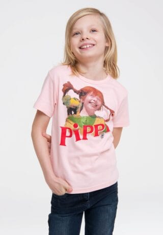 LOGOSHIRT T-Shirt "Pippi Langstrumpf & Herr Nilsson" mit Langstrumpf-Frontdruck