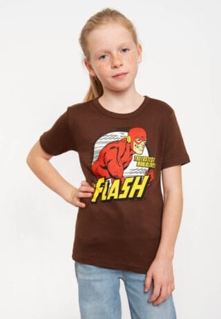 LOGOSHIRT T-Shirt "The Fastest Man Alive" mit coolem Superhelden-Print