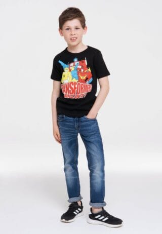 LOGOSHIRT T-Shirt "Transformers" mit coolem Frontdruck