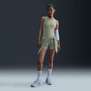 Nike Dri-FIT One Swoosh HyperBright Tank Top Gr. L – Leichtes, atmungsaktives Lauf- und Trainingsshirt in Grün