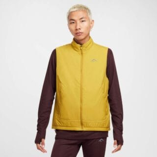Nike Therma-FIT Primaloft Trailweste XL Gelb – Leichte, warme Laufweste für kaltes Wetter, optimaler Schutz und Bewegungsfreiheit