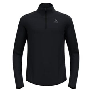 Odlo Zeroweight Mid Layer Warm Half Zip Herren Gr. XXL – Leichtes, wärmendes Lauf-Top für kalte Tage in Schwarz