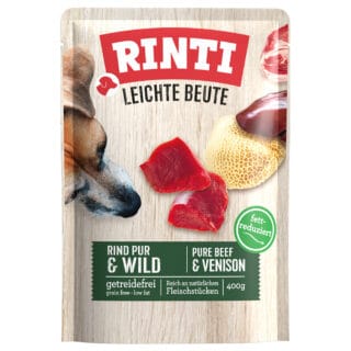 RINTI Leichte Beute 10 x 400 g - Rind Pur & Wild
