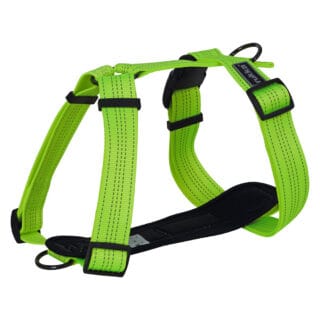Rukka® Form Neon Geschirr, gelb - Größe L: 80 - 130 cm Brustumfang, 40 mm breit
