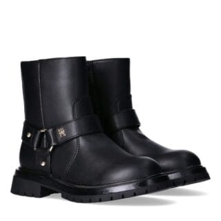 Tommy Hilfiger Bikerboots Biker Boots, Winterboots mit Blockabsatz