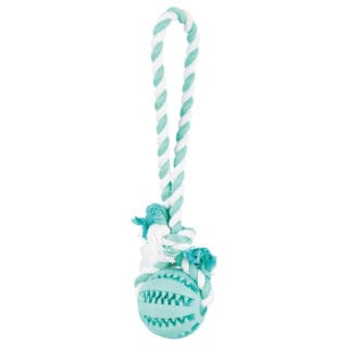 Trixie Denta Fun Spieltau mit Ball - Ø 7 x L 24 cm