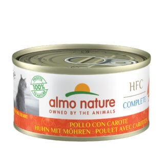 Almo Nature HFC Complete 6 x 70 g - Huhn mit Karotte