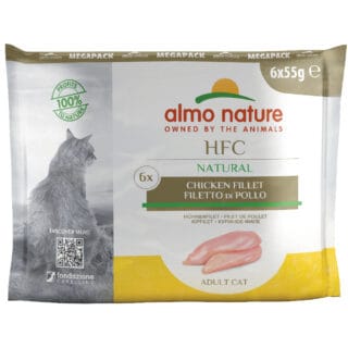 Almo Nature HFC Natural Pouch 6 x 55 g - Hühnerfilet