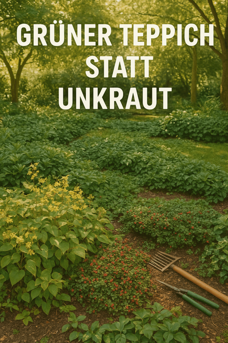 artikel garten grüner teppich statt unkraut