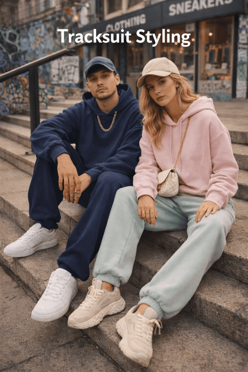 artikel streetwear tracksuit styling
