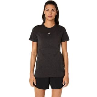 ASICS Road Seamless SS Damen Top – Schwarz, Atmungsaktiv, Komfortabel für Laufen & Training