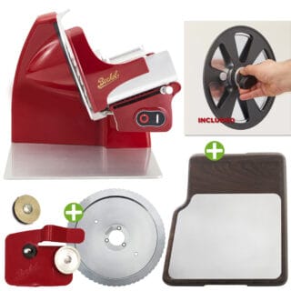 Berkel Home Line 200 PLUS Aufschnittmaschine Rot Sparpaket