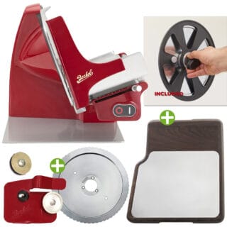 Berkel Home Line 250 PLUS Aufschnittmaschine Rot Sparpaket