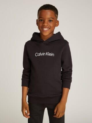 Calvin Klein Jeans Kapuzensweatshirt "Inst. Logo Reg. Terry Hoodie", für Kinder bis 16 Jahre und mit Logoschriftzug