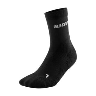 CEP Ultralight Kompressionssocken Mid Cut - Damen, Schwarz, Gr. 34-37